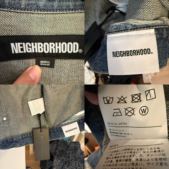 NWT - NEIGHBORHOOD SAVAGE DENIM TYPE-1 JACKET 242xbnh-jkm01 Size S - Picture 13 of 16